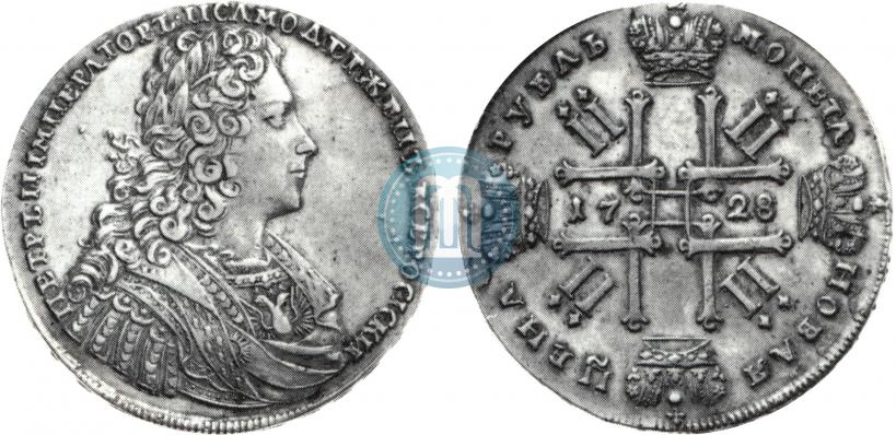 Picture 1 rouble 1728 year  "Type of 1728"