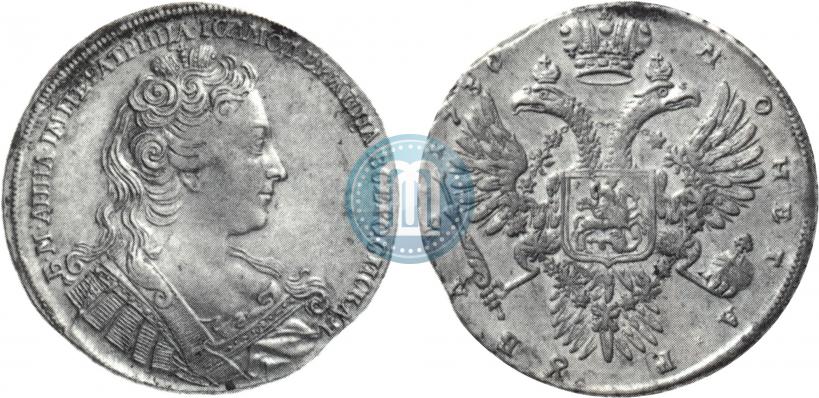 Picture 1 rouble 1730 year  