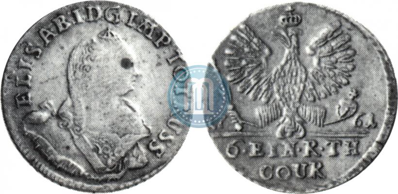 Picture 1/6 Thaler 1761 year  