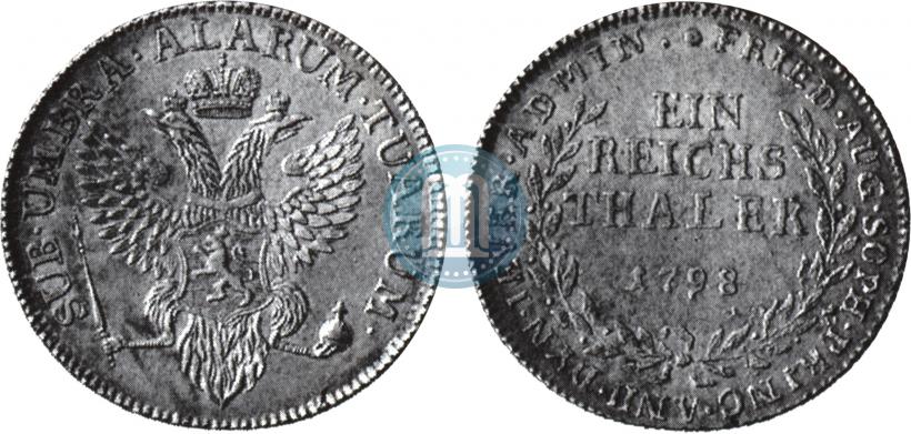Фото Ein reichsthaler 1798 года  "Княжество Йевер"
