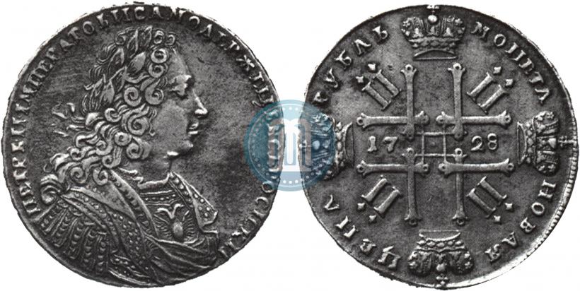 Picture 1 rouble 1728 year  "Type of 1728"