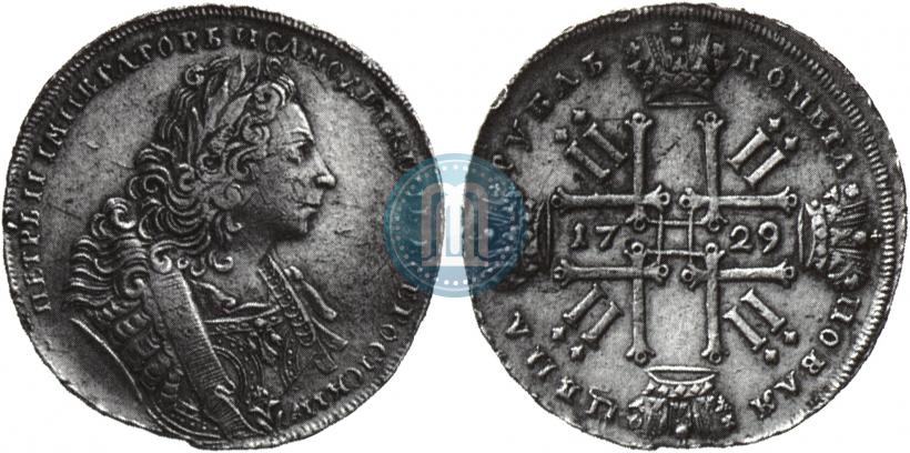 Picture 1 rouble 1729 year  "Type of 1729"