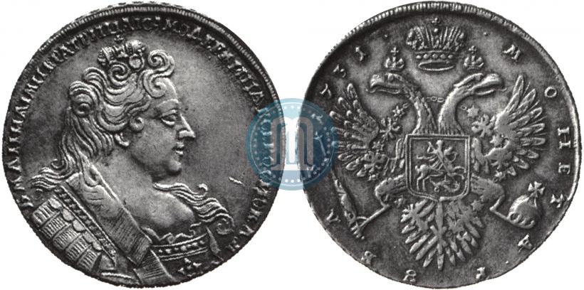 Picture 1 rouble 1731 year  
