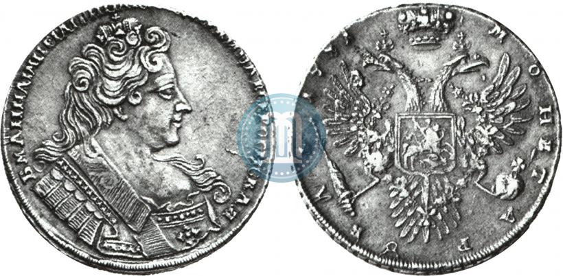 Picture 1 rouble 1731 year  