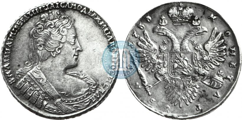 Picture 1 rouble 1733 year  