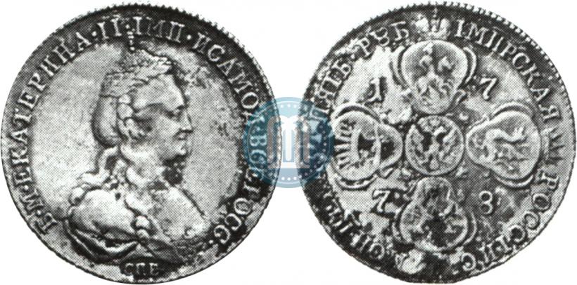 Picture 5 roubles 1778 year СПБ 