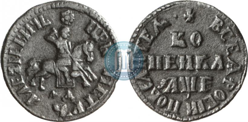Picture 1 kopeck 1705 year МД 