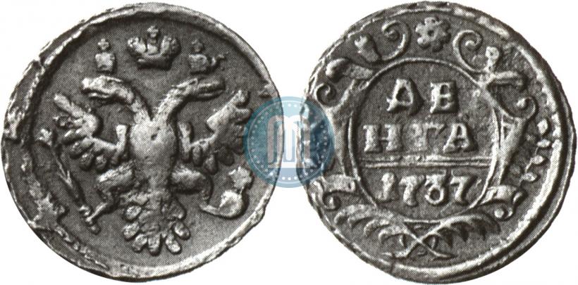Фото Денга 1737 года  