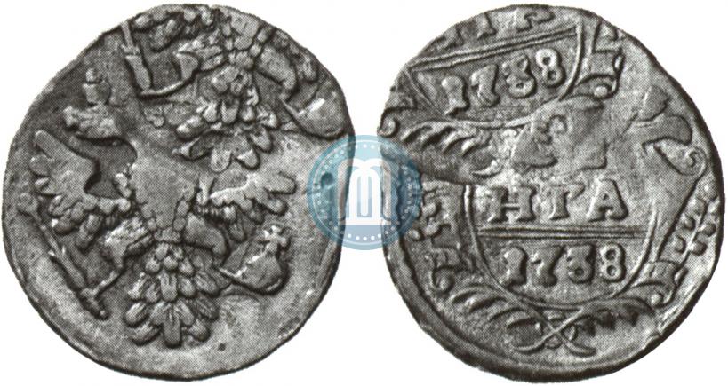 Фото Денга 1738 года  