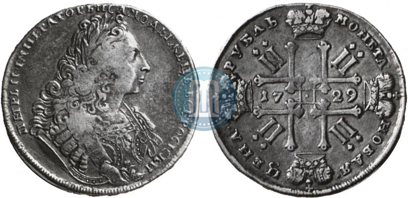 Picture 1 rouble 1729 year  "Type of 1729"