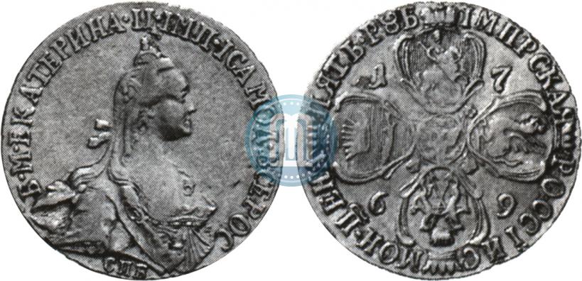 Picture 5 roubles 1769 year СПБ 