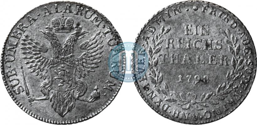 Фото Ein reichsthaler 1798 года  "Княжество Йевер"