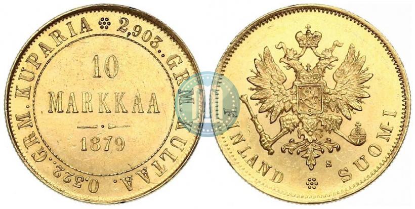 Picture 10 markkaa 1879 year S 