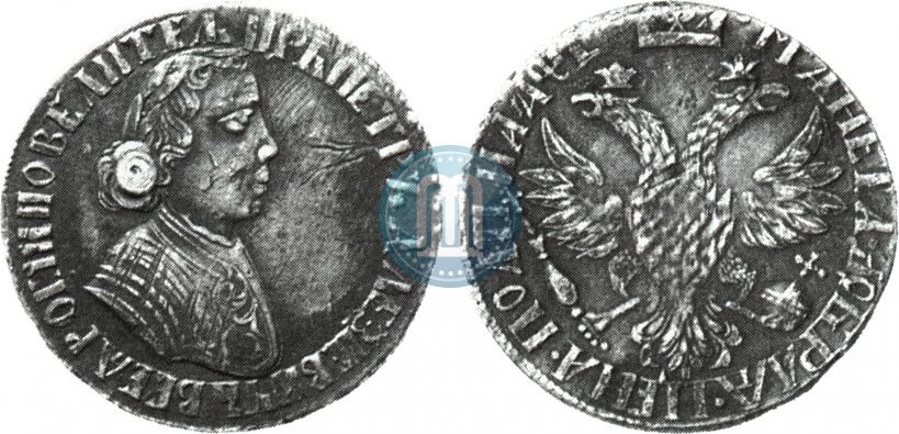 Picture Poltina 1703 year  "Portrait by F. Alekseev"