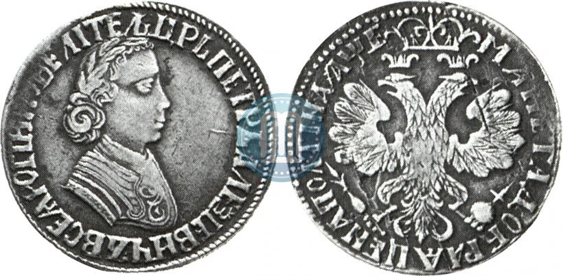 Picture Poltina 1705 year  "Portrait by F. Alekseev"