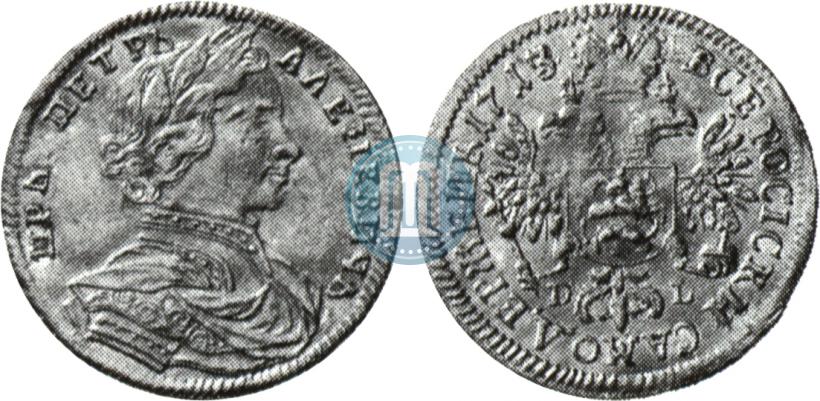 Фото 1 червонец 1713 года D-L 