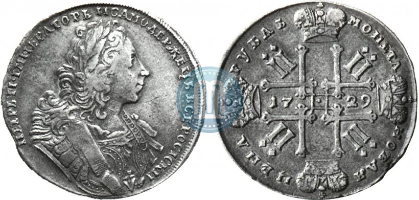 Picture 1 rouble 1729 year  "Type of 1729"
