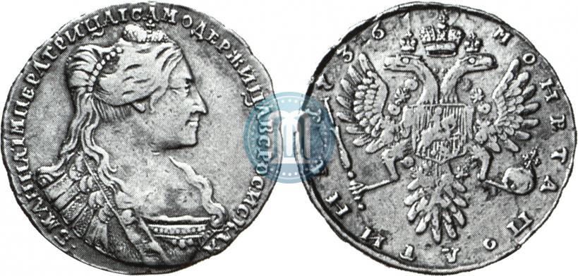 Picture Poltina 1736 year  