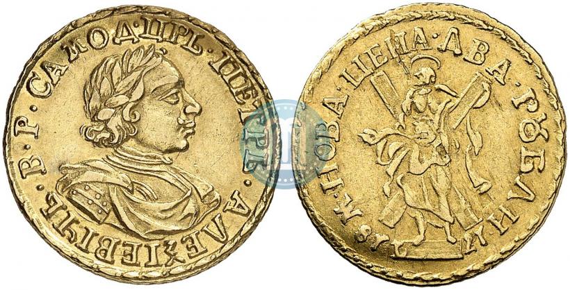 Фото 2 рубля 1718 года L 