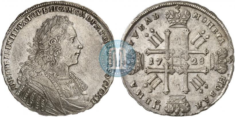 Picture 1 rouble 1728 year  "Type of 1728"