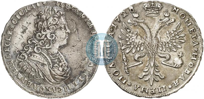 Picture Poltina 1728 year  