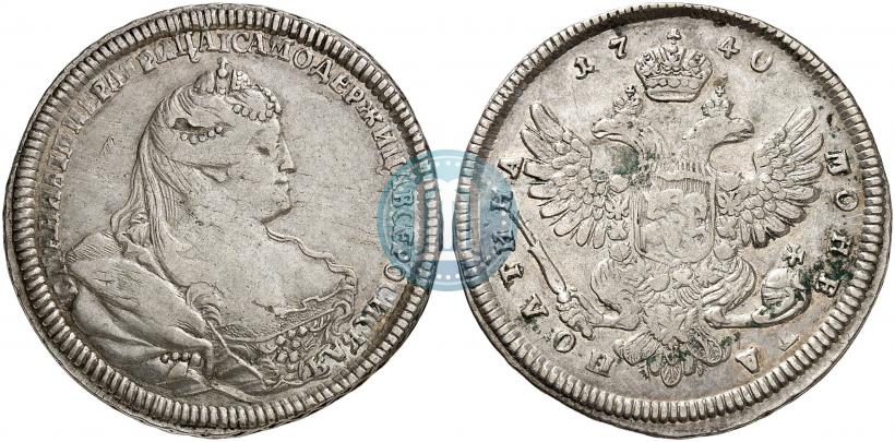 Picture Poltina 1740 year  "Moscow type"