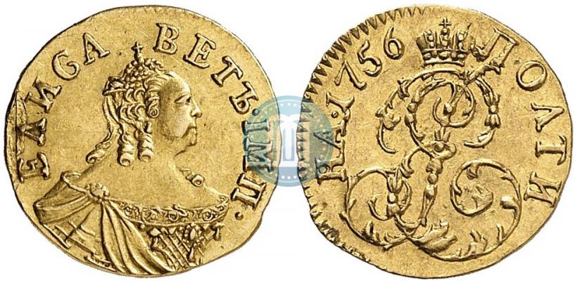 Фото Полтина 1756 года  