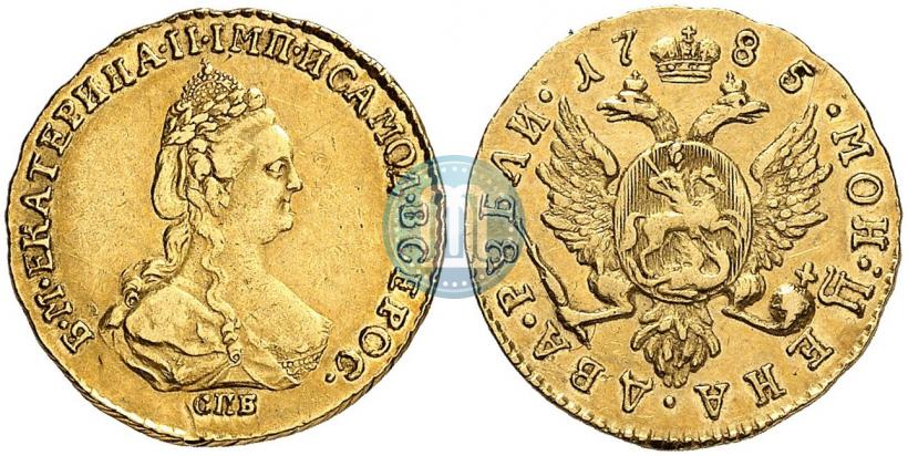 Picture 2 roubles 1785 year СПБ 