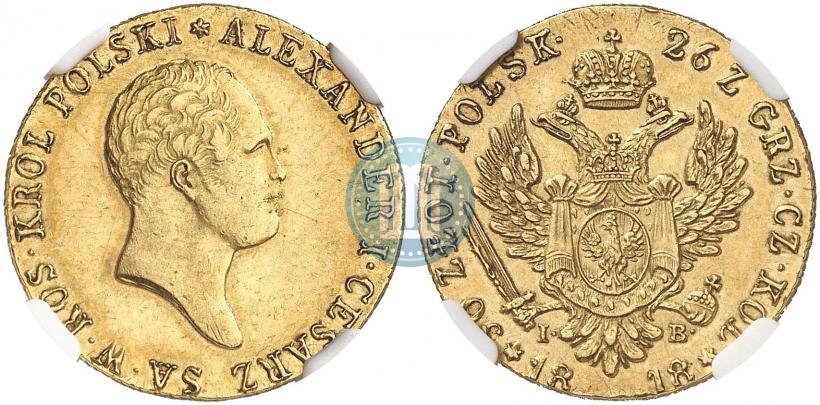Picture 50 złotych 1818 year IB 