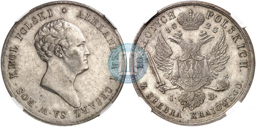 Picture 10 złotych 1823 year IB 