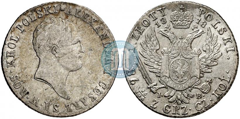 Picture 1 złoty 1818 year IB 