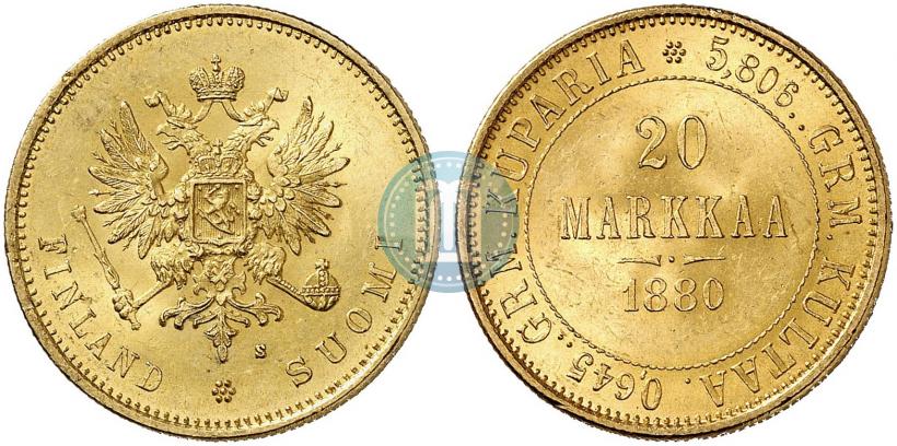 Фото 20 марок 1880 года S 