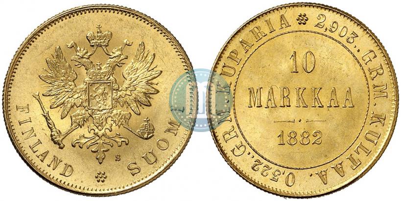 Фото 10 марок 1882 года S 