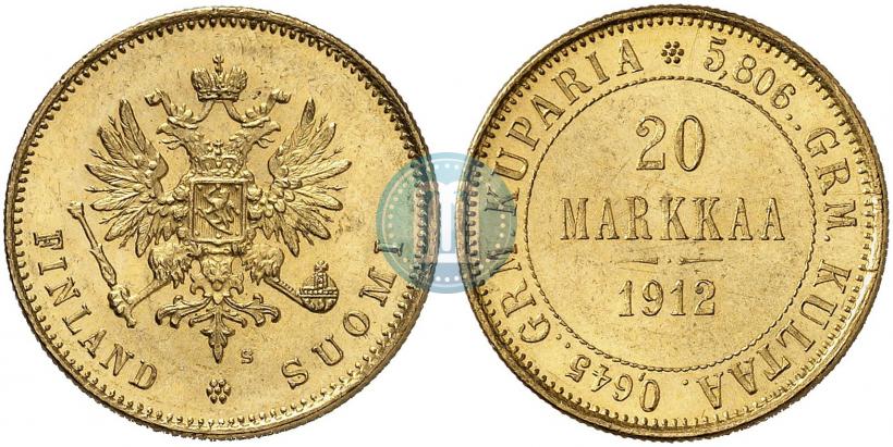 Picture 20 markkaa 1912 year S 