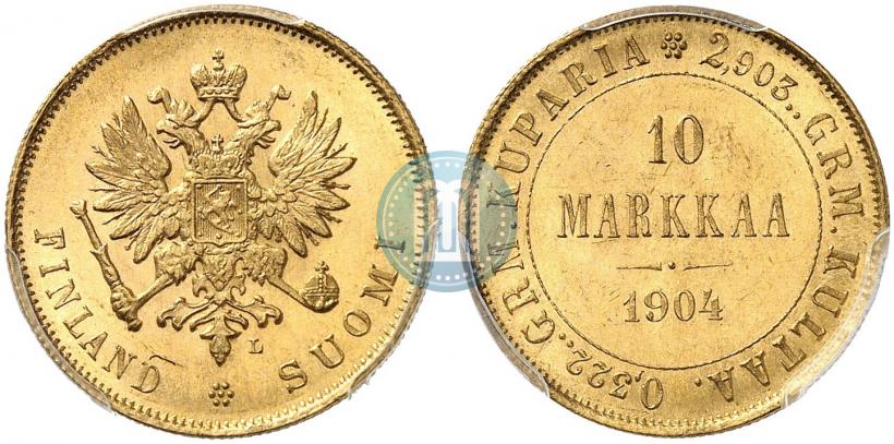 Picture 10 markkaa 1904 year L 