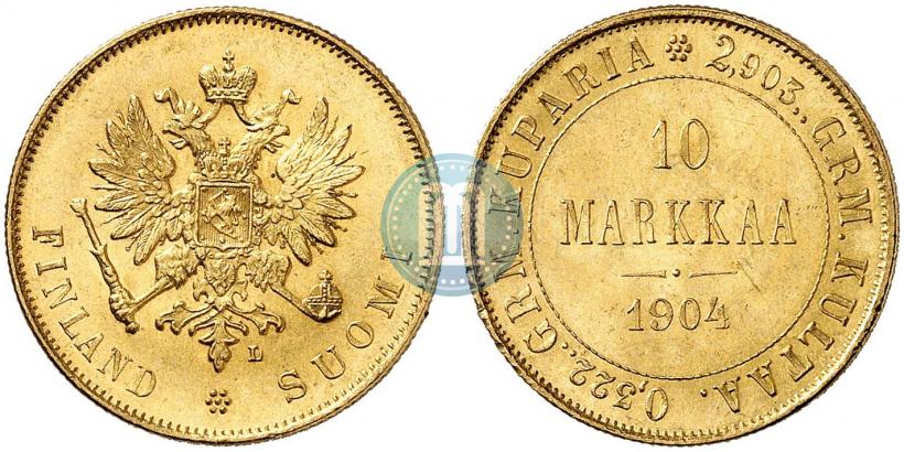 Picture 10 markkaa 1904 year L 
