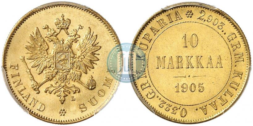 Picture 10 markkaa 1905 year L 