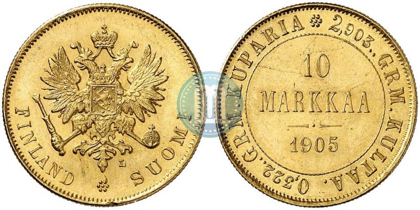 Picture 10 markkaa 1905 year L 