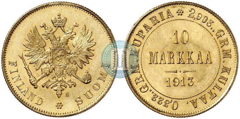 Picture 10 markkaa 1913 year S 