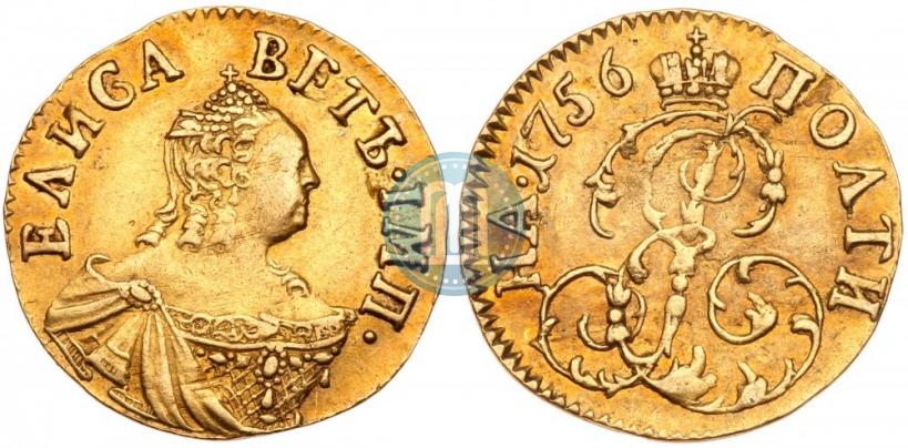 Фото Полтина 1756 года  