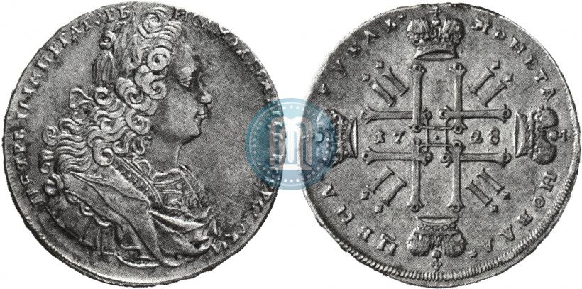 Picture 1 rouble 1728 year  "Type of 1727"