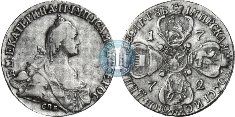 Picture 10 roubles 1772 year СПБ 