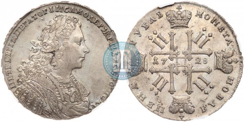 Picture 1 rouble 1728 year  "Type of 1728"