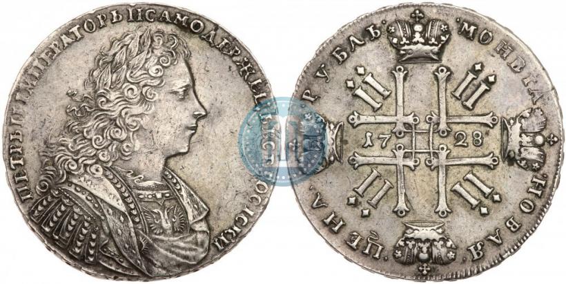 Picture 1 rouble 1728 year  "Type of 1728"