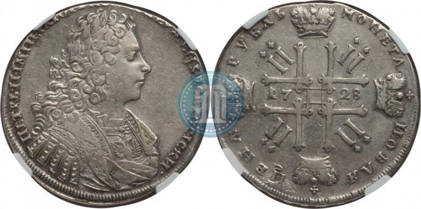 Фото 1 рубль 1728 года  "Тип 1728"