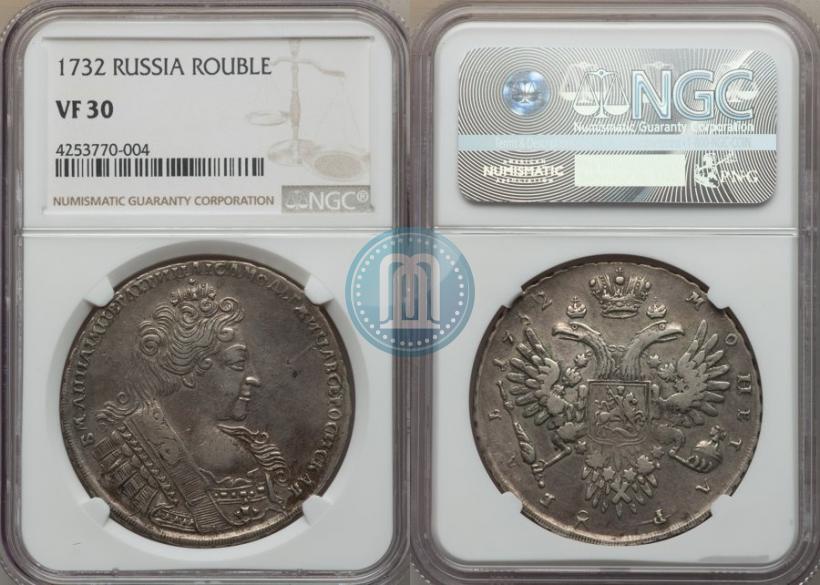 Picture 1 rouble 1732 year  