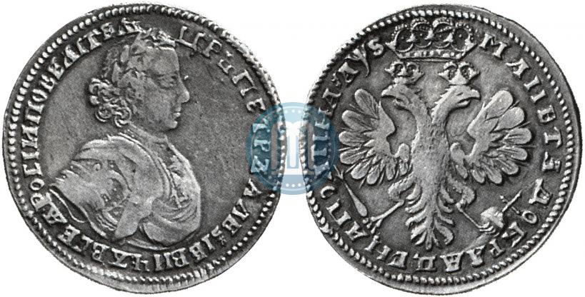 Фото Полтина 1706 года  