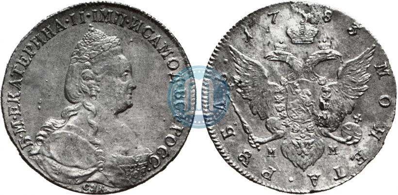 Picture 1 rouble 1783 year СПБ-ММ 