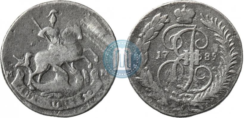 Фото 2 копейки 1789 года ММ 