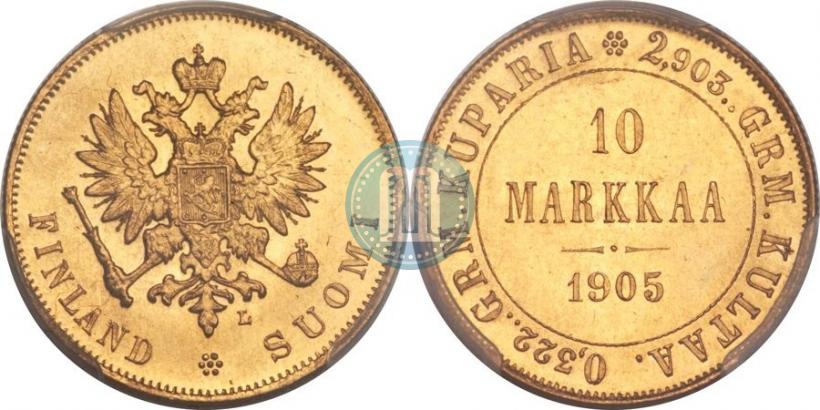 Фото 10 марок 1905 года L 